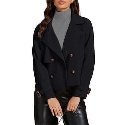 Sienna Cropped Trench Coat