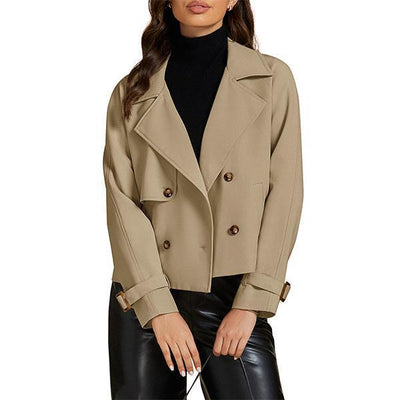Sienna Cropped Trench Coat