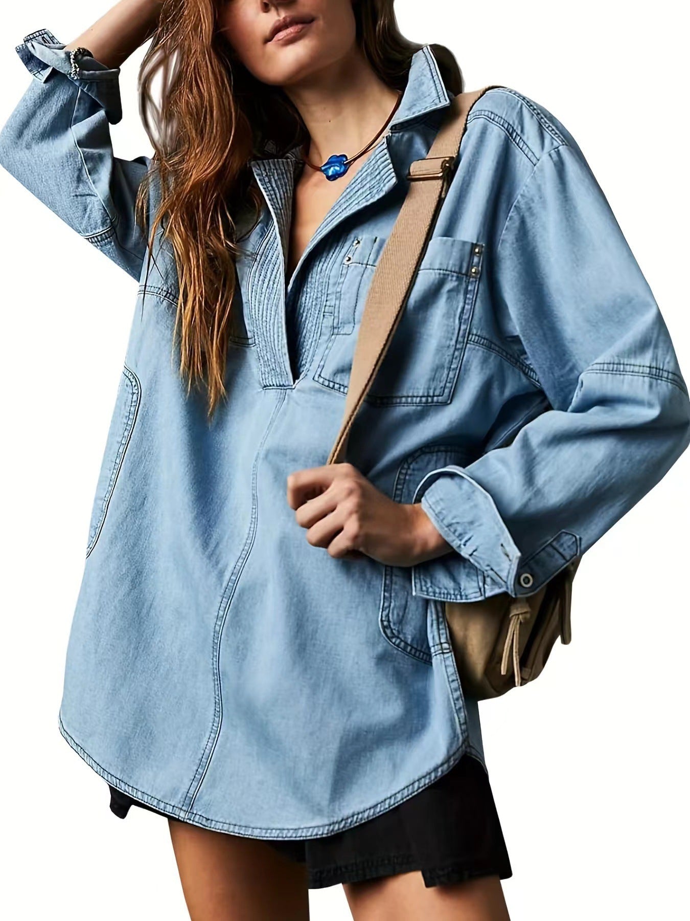 Eden Denim Pullover