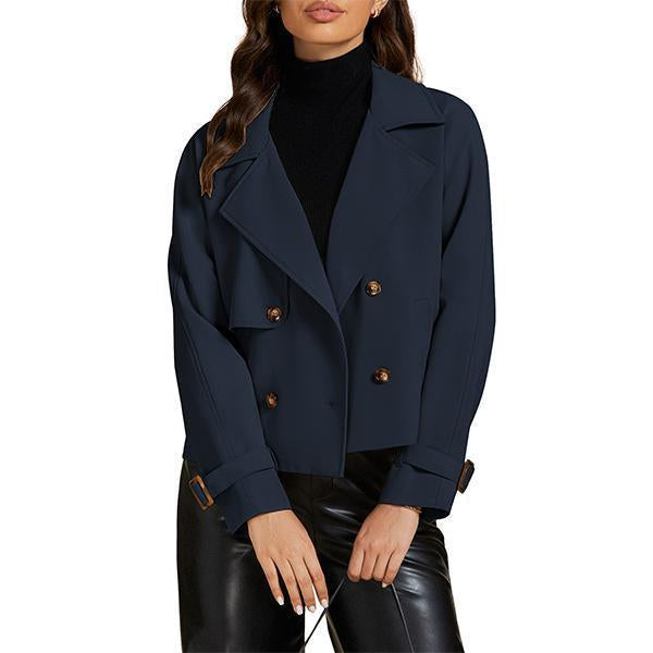 Sienna Cropped Trench Coat