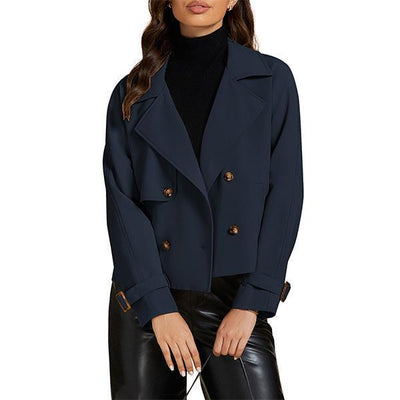 Sienna Cropped Trench Coat