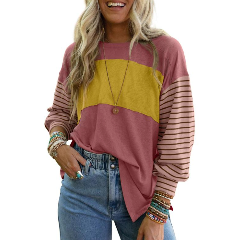 Striped Colorblock Top